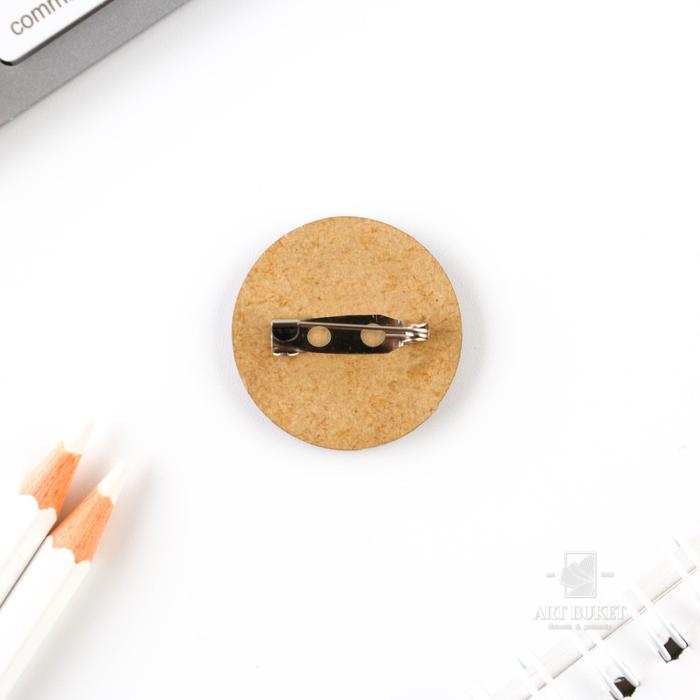 Значок "Бесите", 3 х 3 см