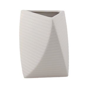 Ваза "Minos" (керамика), 11х15,5 см Белый (H-15,5, D-11, Белый)