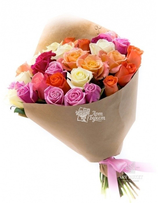 35 роз микс