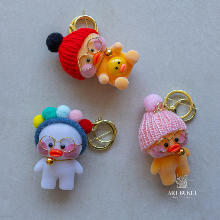 Брелок утка "Лалафанфан" микс