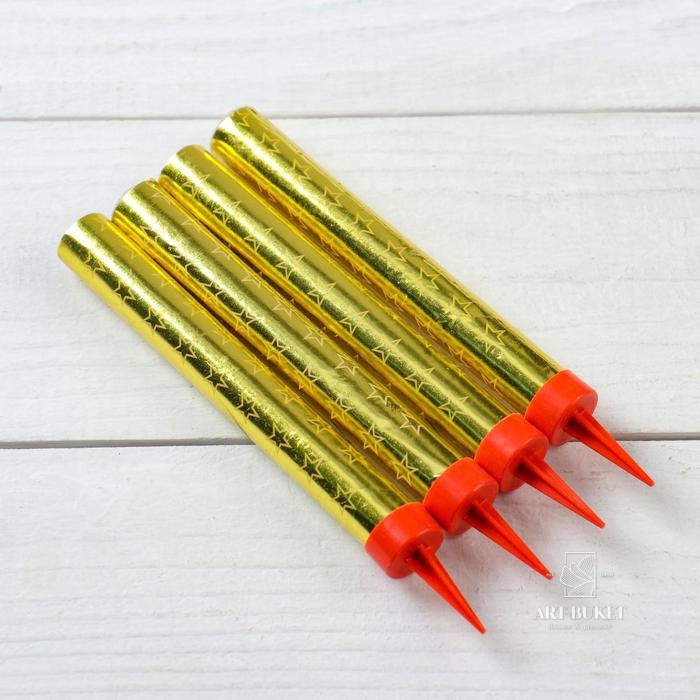 Набор тортовых свечей "Фонтаны", 12,5 см, 4 шт