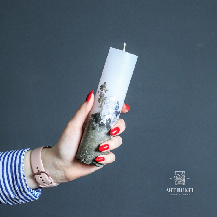 Свеча ручной работы маленькая