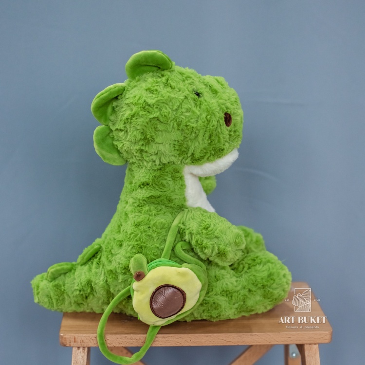 Дракоша с рюкзаком 45 см