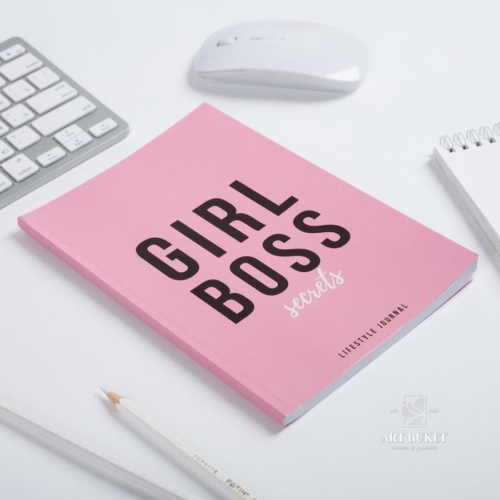 Ежедневник в точку "Girl Boss", 64 листа 