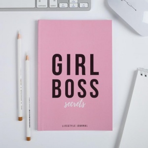 Ежедневник в точку "Girl Boss", 64 листа 