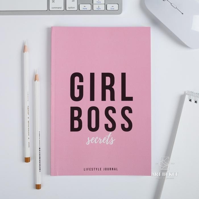 Ежедневник в точку "Girl Boss", 64 листа 