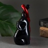 Фигура "Пара слонов" черный/бордовый, 7х12х16см   