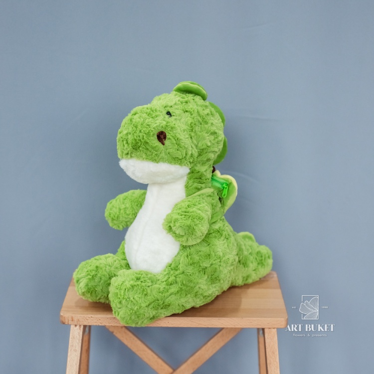 Дракоша с рюкзаком 35 см