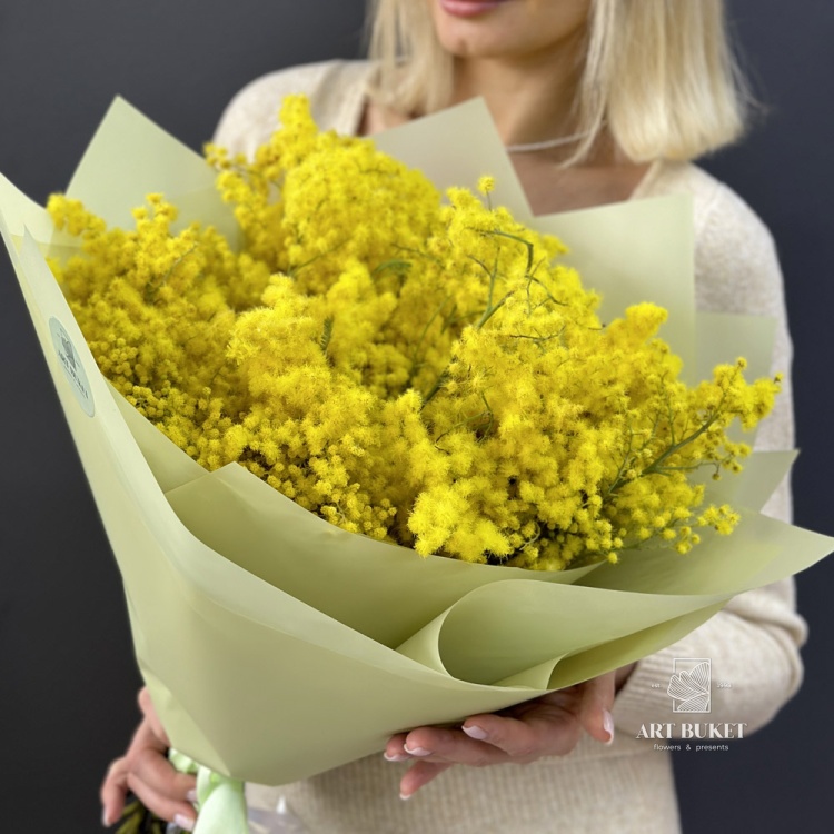 Букет из мимозы