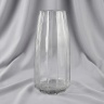 Ваза "Конус гранёный" (стекло), D10хH25 см Прозрачный (H-25, D-10, Прозрачный)