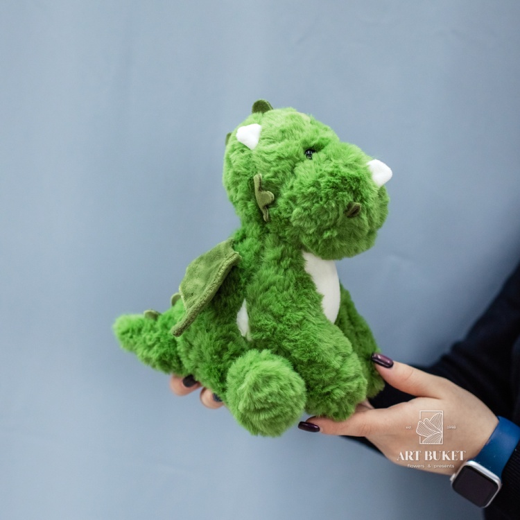 Дракоша темно-зеленый 20 см