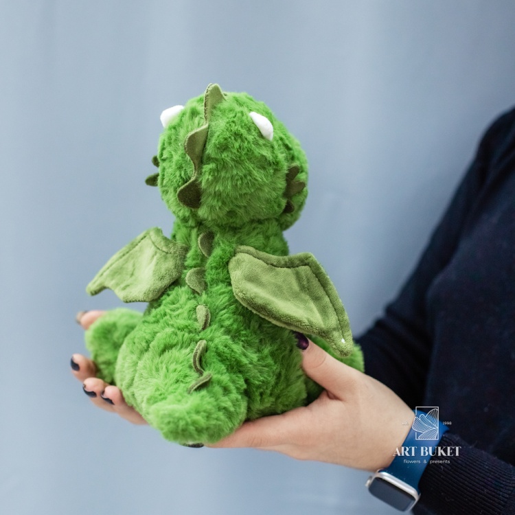 Дракоша темно-зеленый 20 см