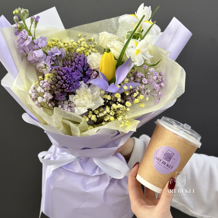 Букет + десерт