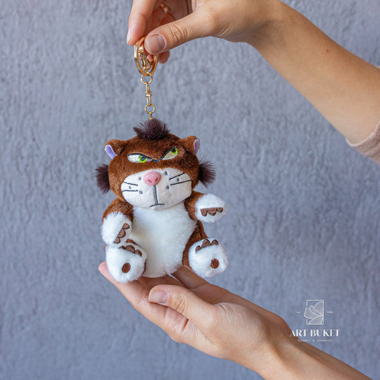 Брелок "злой кот"