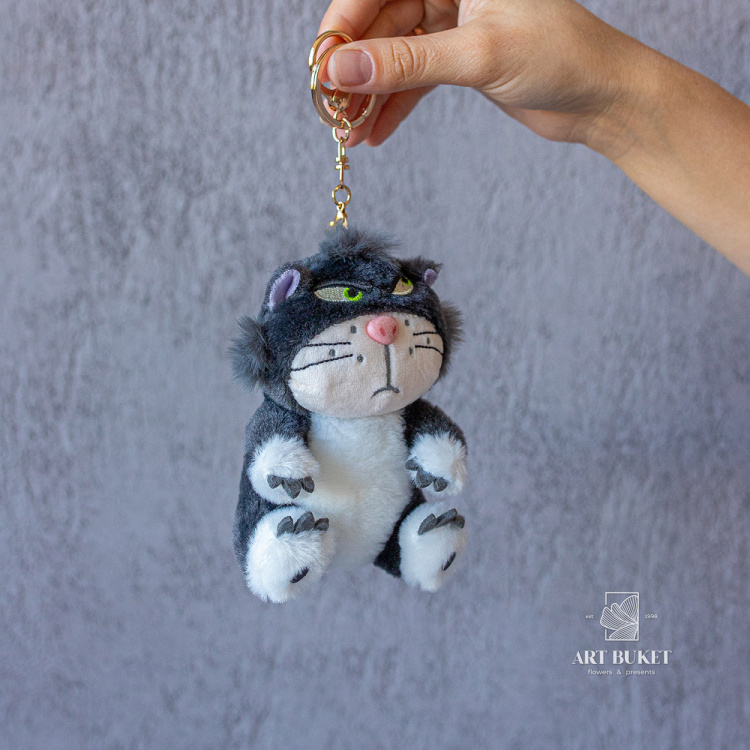 Брелок "злой кот"