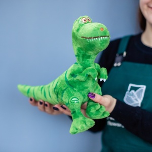 Динозаврик зеленый 40 см