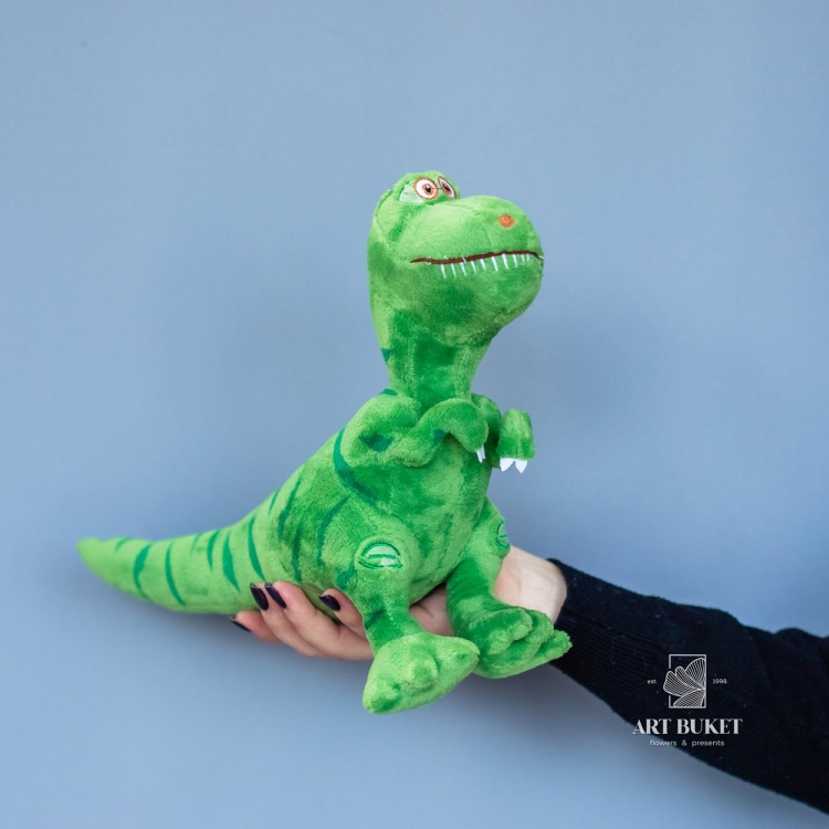 Динозаврик зеленый 40 см