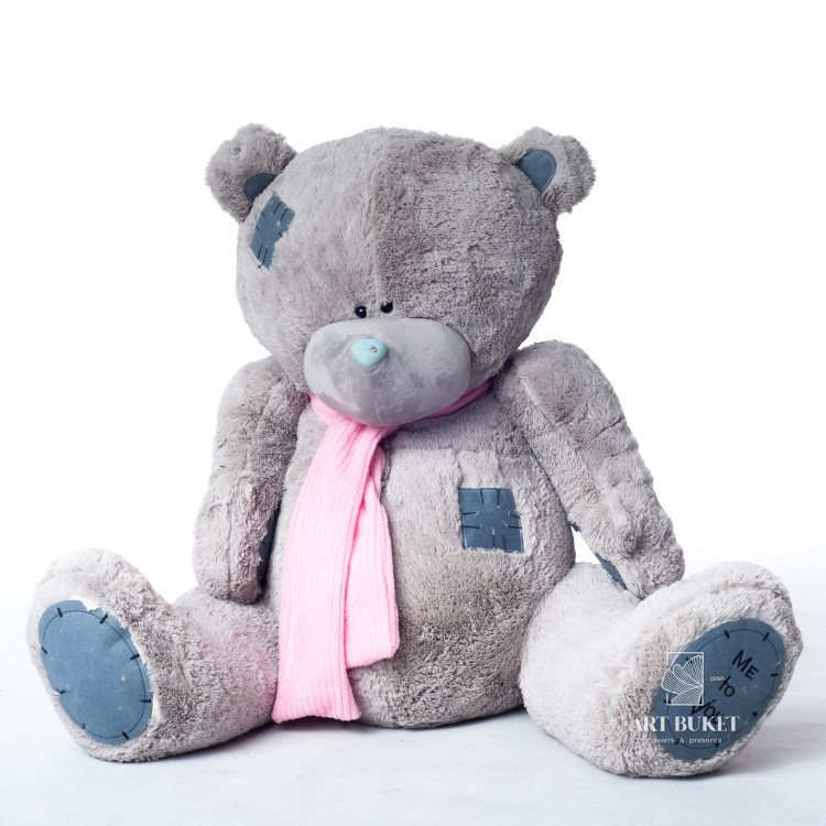 Тедди большой с шарфом