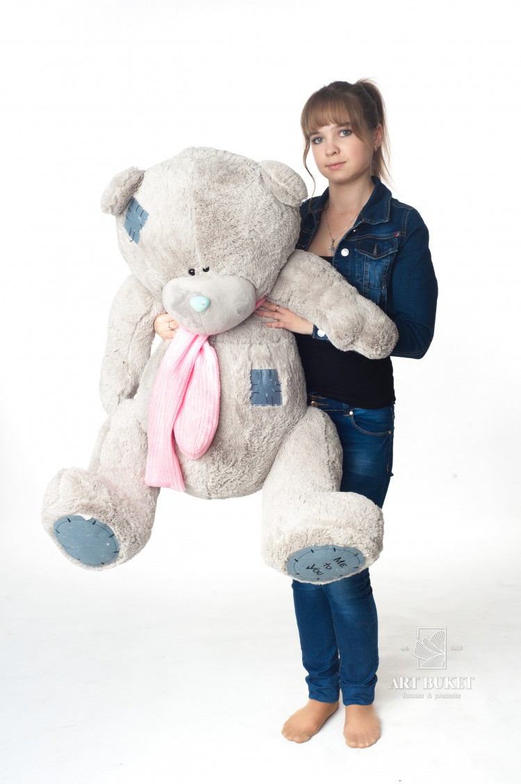 Тедди большой с шарфом