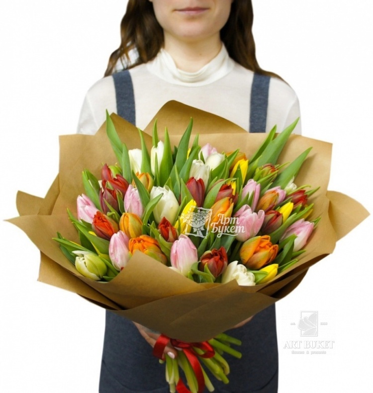 51 тюльпан микс
