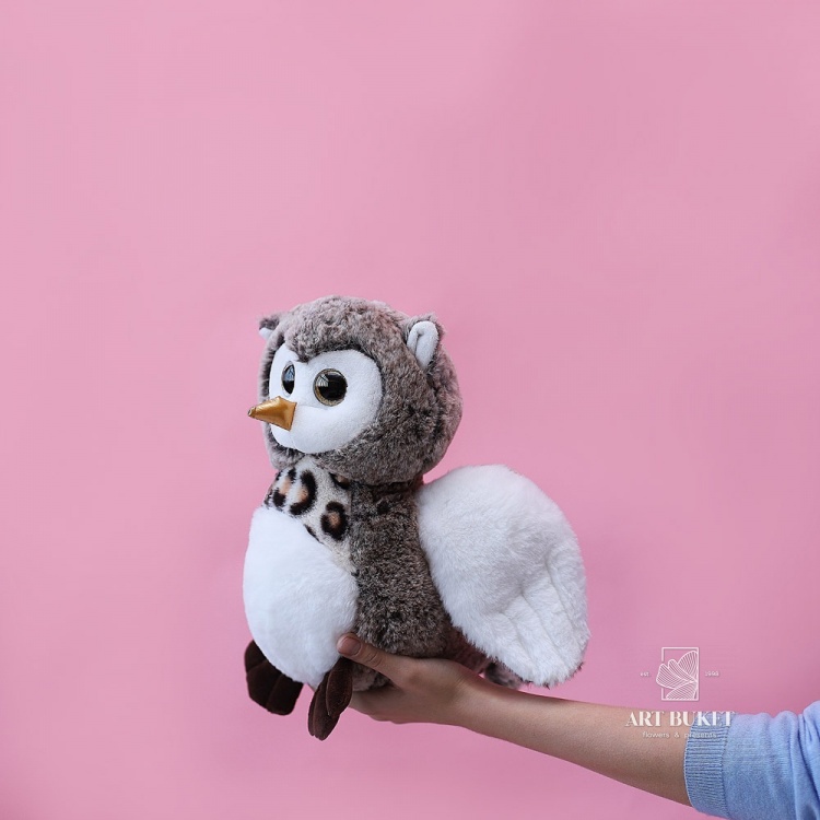 Сова большая коричневая