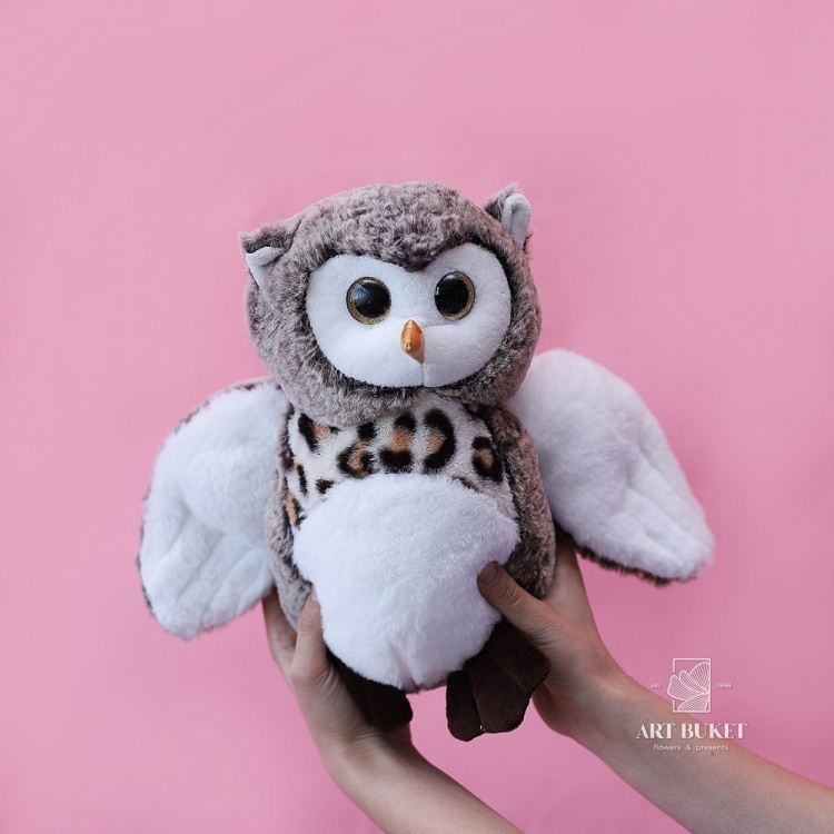 Сова большая коричневая