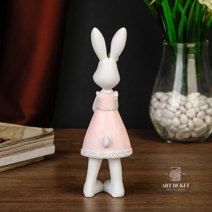 Сувенир "Зайка в бежевом платье" 19,5х4,5х6,5 см