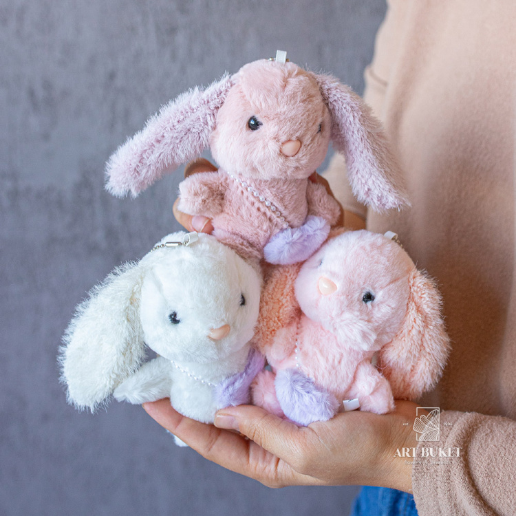 Брелок "зайка" микс