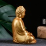 Подставка для благовоний "Будда сидит" золото, 12см 