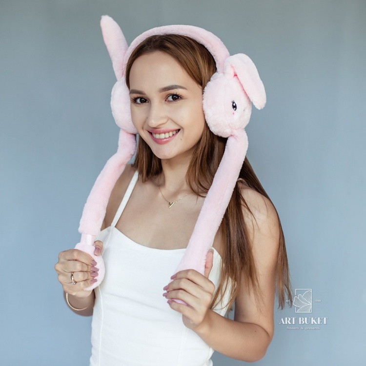 Ушки розовые мягкие