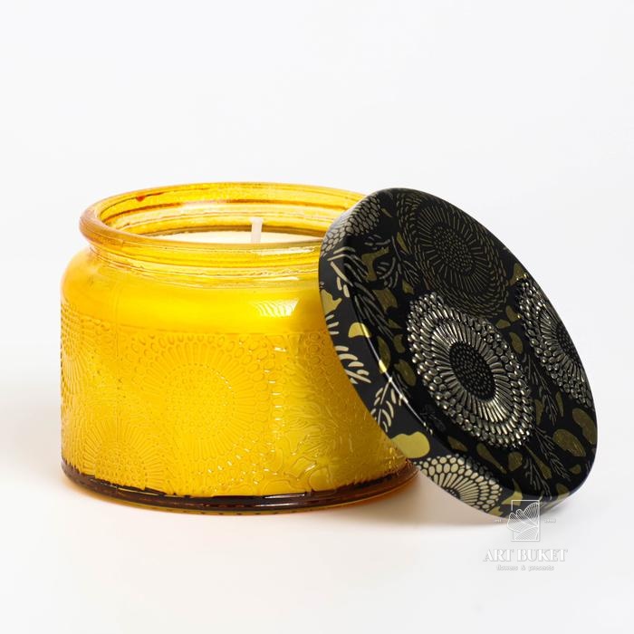 Свеча ароматическая в банке "BORNEO AMBER", 5х7 см, амбер   