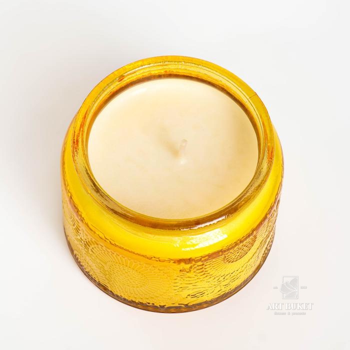 Свеча ароматическая в банке "BORNEO AMBER", 5х7 см, амбер   