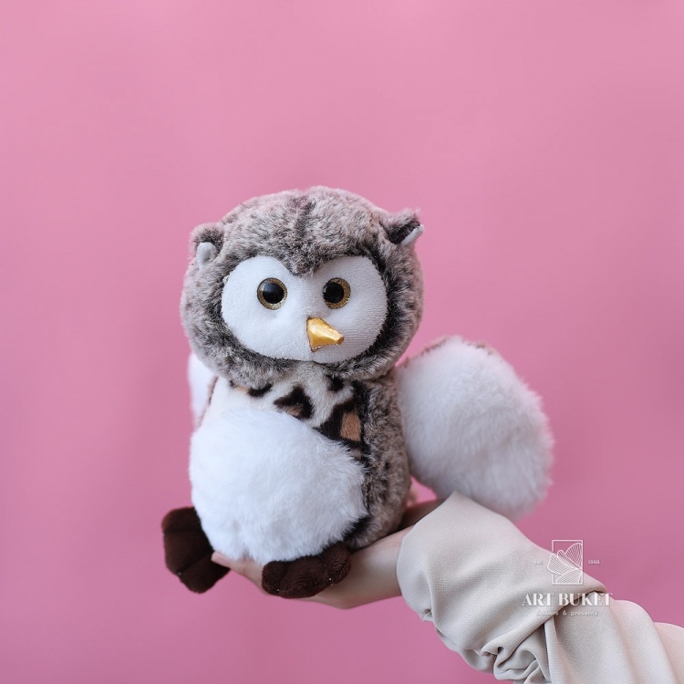 Сова маленькая коричневая