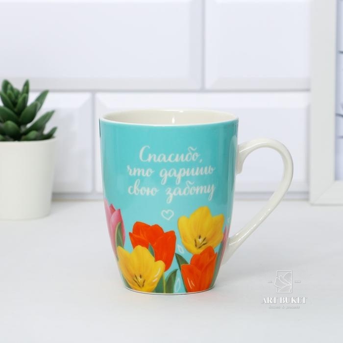 Набор "Любимая бабушка". кружка 350 мл, подставка, 11 х 10,5 см   