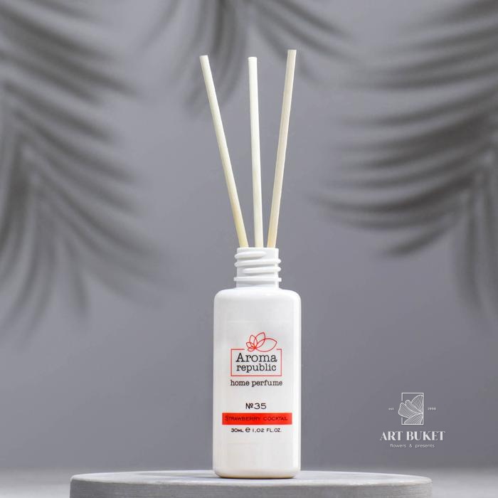 Диффузор ароматический AROMA REPUBLIC, 30 мл, "Strawberry cocktail", садовая клубника 