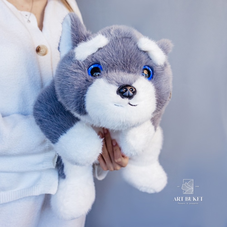 Шнауцер серый 60 см