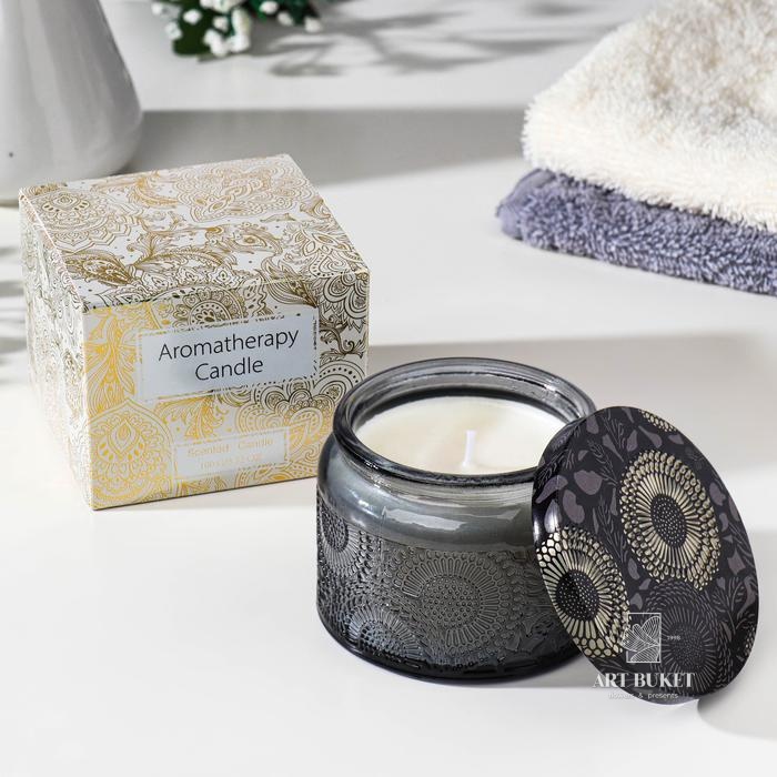 Свеча ароматическая в банке "GARDENIA", 5х7 см, гардения   