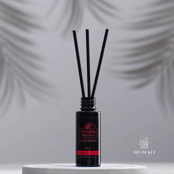 Диффузор ароматический AROMA REPUBLIC, 20 мл, "Strawberry mousse", клубничный мусс 