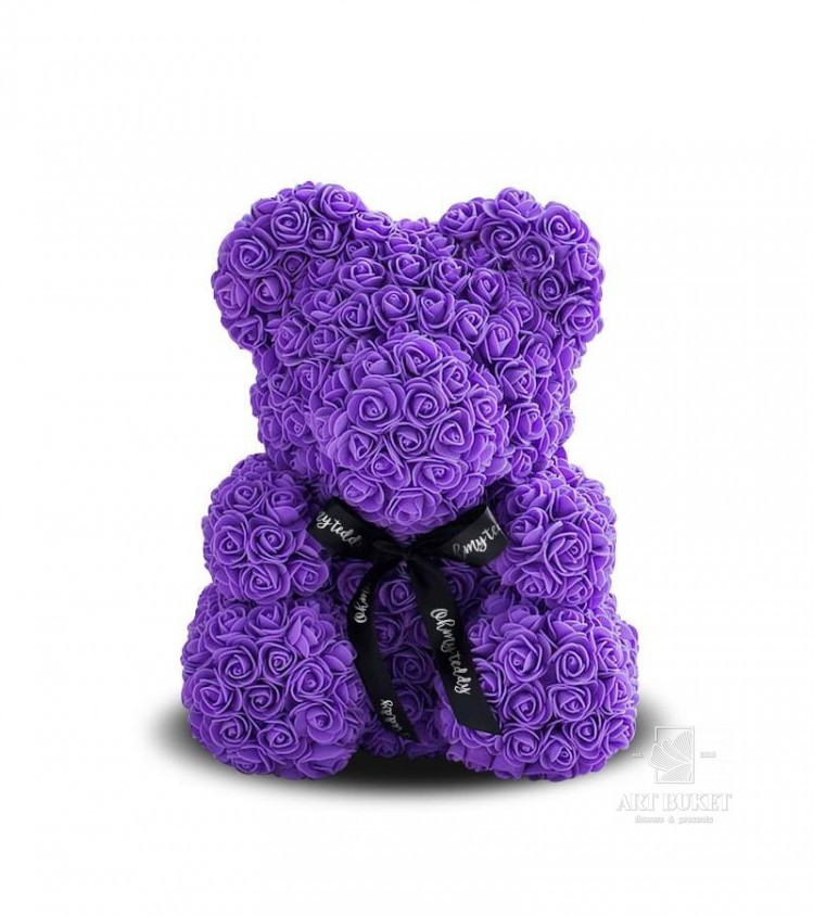 Мишка из роз