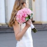 Свадебный букет из пионовидных роз "Pink O'hara"