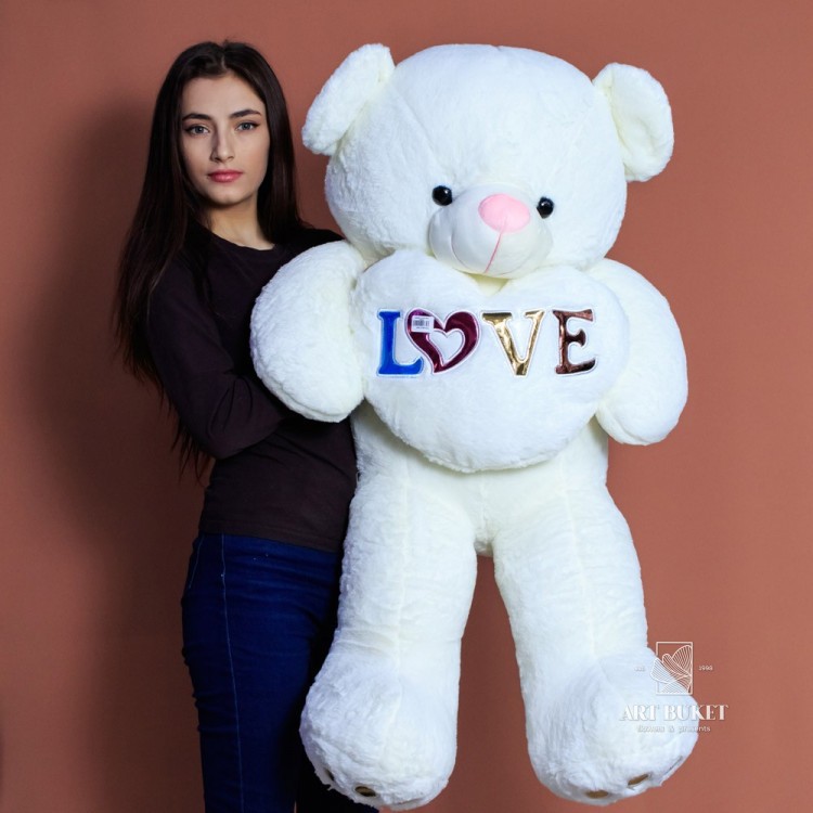 Медвель большой с сердцем и золотыми лапами