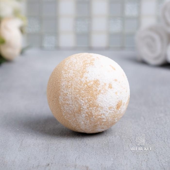 Бомбочка для ванн в фольге "Расцветая от счастья", 130 г. Ванильный аромат