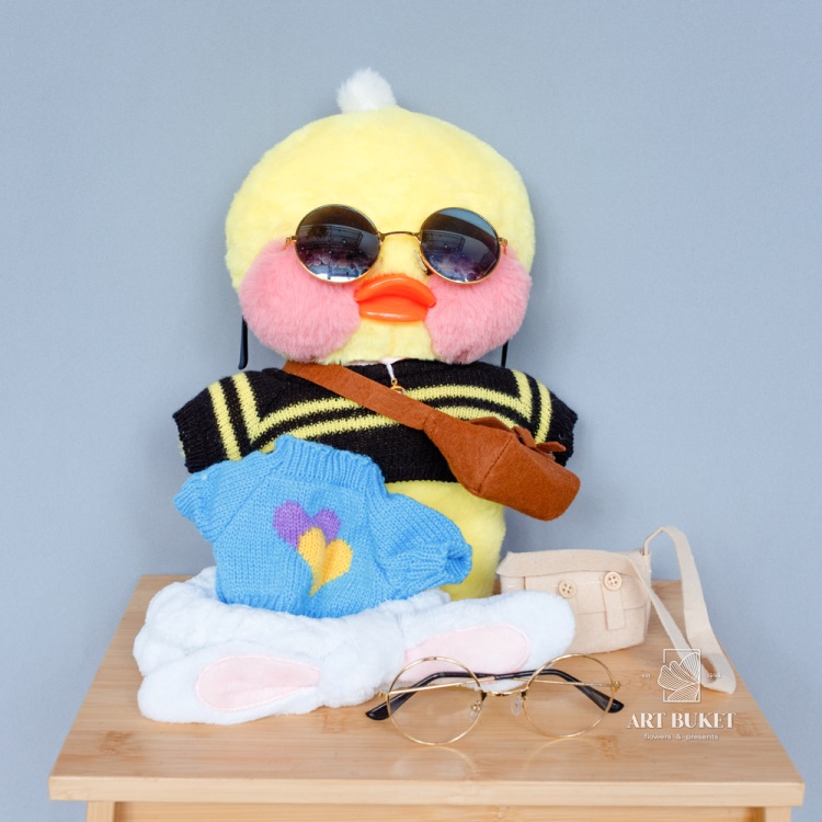 Утка лалафанфан + комплект одежды в подарок