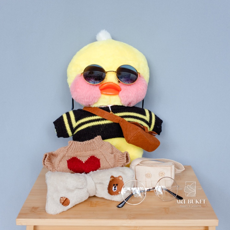 Утка лалафанфан + комплект одежды в подарок