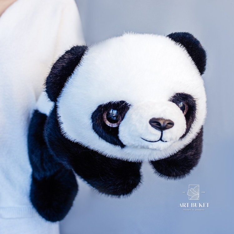 Панда лежачая 60 см