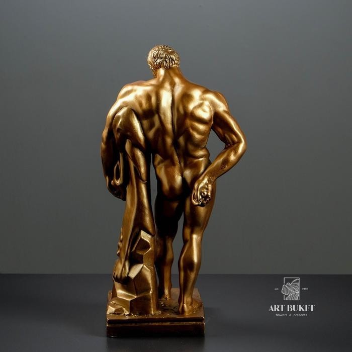 Фигура "Геракл" бронза 15х24х46см