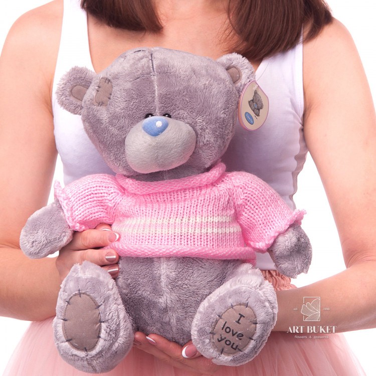 Тедди велюровый в кофте