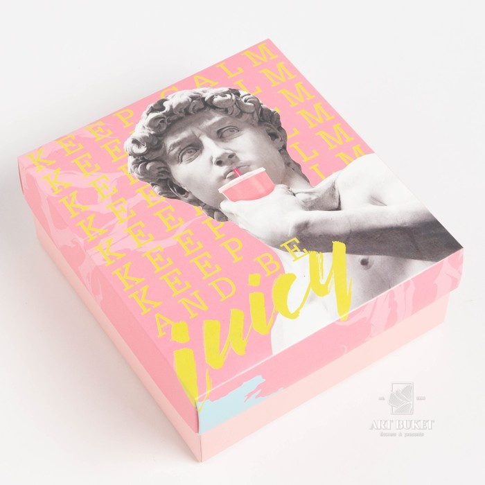 Подарочный набор термос и носки 3 пары KAFTAN "Keep calm", р. 36-39 (23-25 см) 