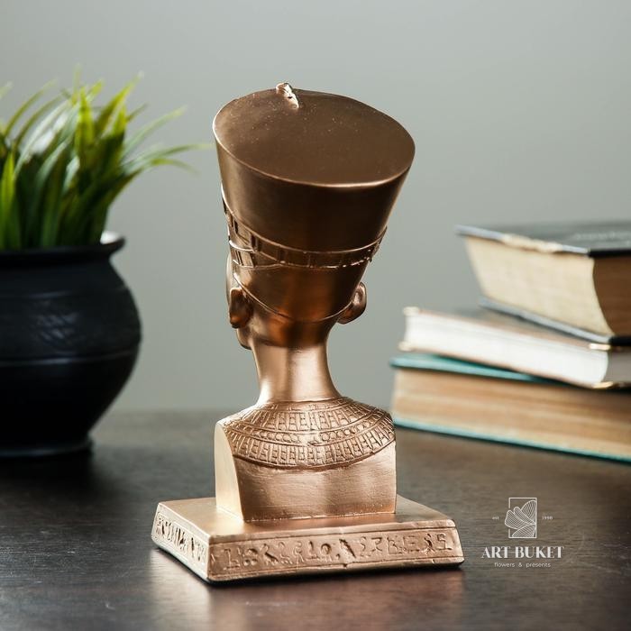 Фигура "Нефертити" бронза 17см