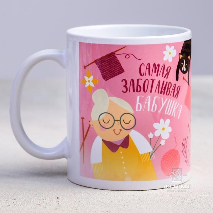 Набор кружка и чай 50 г «Любимой бабушке» 